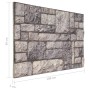 3D Wandpaneele Brick Design 10 Stück EPS Hellgrau von vidaXL, Wandverkleidung - Ref: Foro24-149586, Preis: 175,76 €, Rabatt: %