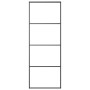 Puerta corredera ESG vidrio y aluminio negra 76x205 cm de vidaXL, Puertas para el hogar - Ref: Foro24-151655, Precio: 157,66 ...