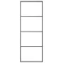 Puerta corredera ESG vidrio y aluminio negra 76x205 cm de vidaXL, Puertas para el hogar - Ref: Foro24-151655, Precio: 160,41 ...