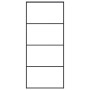 Puerta corredera ESG vidrio y aluminio 90x205 cm negro de vidaXL, Puertas para el hogar - Ref: Foro24-151659, Precio: 210,18 ...