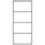 Puerta corredera ESG vidrio y aluminio 90x205 cm negro de vidaXL, Puertas para el hogar - Ref: Foro24-151659, Precio: 225,47 ...