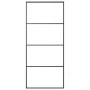 Schiebetür aus schwarzem Aluminium und ESG-Glas 90x205 cm von vidaXL, Türen für zu Hause - Ref: Foro24-149480, Preis: 215,60 ...