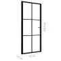Innentür ESG Glas und schwarzes Aluminium 93x201,5 cm von vidaXL, Türen für zu Hause - Ref: Foro24-151204, Preis: 204,95 €, R...