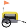 Fahrradanhänger Haustier-Kinderwagen 2 in 1 Gelb Grau von vidaXL, Kinderwagen für Haustiere - Ref: Foro24-92442, Preis: 134,3...