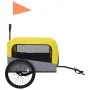 Remolque de bicicleta mascotas cochecito 2 en 1 amarillo gris de vidaXL, Cochecitos para mascotas - Ref: Foro24-92442, Precio...