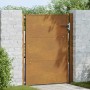Puerta de jardín acero corten 105x130 cm