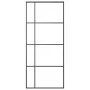 Puerta corredera ESG vidrio y aluminio negra 90x205 cm de vidaXL, Puertas para el hogar - Ref: Foro24-151683, Precio: 248,24 ...