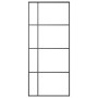 Schiebetür aus ESG-Glas und schwarzem Aluminium, 90 x 205 cm von vidaXL, Türen für zu Hause - Ref: Foro24-151683, Preis: 248,...