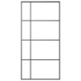 ESG Schiebetür Glas und schwarzes Aluminium 102,5x205 cm von vidaXL, Türen für zu Hause - Ref: Foro24-151686, Preis: 194,02 €...