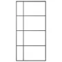 Sliding door ESG glass and black aluminum 102.5x205 cm by vidaXL, Doors for the home - Ref: Foro24-151686, Price: 183,73 €, D...
