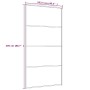 Schiebetür aus Aluminium und ESG-Schwarzglas, 102,5 x 205 cm von vidaXL, Türen für zu Hause - Ref: Foro24-149481, Preis: 208,...