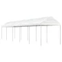 Gazebo with white polyethylene roof 11.15x2.28x2.69 m by vidaXL, Tents and gazebos - Ref: Foro24-3155505, Price: 327,34 €, Di...
