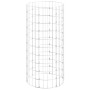 Runder Gabionenpfosten aus verzinktem Stahl Ø50x100 cm von vidaXL, Zaunpaneele - Ref: Foro24-152016, Preis: 48,06 €, Rabatt: %