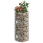 Runder Gabionenpfosten aus verzinktem Stahl Ø50x100 cm von vidaXL, Zaunpaneele - Ref: Foro24-152016, Preis: 48,06 €, Rabatt: %