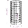 Poste circular de gaviones acero galvanizado Ø50x100 cm de vidaXL, Paneles de vallas - Ref: Foro24-152016, Precio: 47,09 €, D...