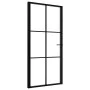 Innentür ESG-Glas und schwarzes Aluminium 102,5x201,5 cm von vidaXL, Türen für zu Hause - Ref: Foro24-151205, Preis: 226,17 €...