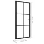 Innentür ESG-Glas und schwarzes Aluminium 102,5x201,5 cm von vidaXL, Türen für zu Hause - Ref: Foro24-151205, Preis: 226,17 €...