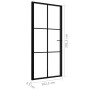 Innentür ESG-Glas und schwarzes Aluminium 102,5x201,5 cm von vidaXL, Türen für zu Hause - Ref: Foro24-151205, Preis: 214,67 €...