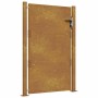 Puerta de jardín acero corten 105x155 cm