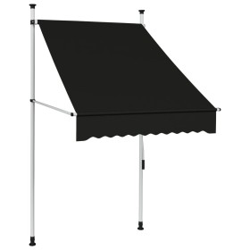 Anthrazitgraue manuell bedienbare einziehbare Markise 100 cm von vidaXL, Markisen - Ref: Foro24-145832, Preis: 77,38 €, Rabat...