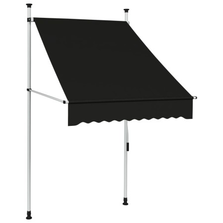 Anthracite gray manually operated retractable awning 100 cm by vidaXL, Awnings - Ref: Foro24-145832, Price: 70,47 €, Discount: %