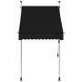 Anthracite gray manually operated retractable awning 100 cm by vidaXL, Awnings - Ref: Foro24-145832, Price: 70,47 €, Discount: %