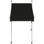 Anthracite gray manually operated retractable awning 100 cm by vidaXL, Awnings - Ref: Foro24-145832, Price: 76,50 €, Discount: %