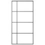 ESG glass and black aluminum sliding door 102.5x205 cm by vidaXL, Doors for the home - Ref: Foro24-151687, Price: 225,47 €, D...