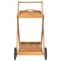 Kellnerinnenwagen aus massivem Akazienholz 54x87x90 cm von vidaXL, Küchen- und Speisewagen - Ref: Foro24-319424, Preis: 86,89...