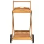 Kellnerinnenwagen aus massivem Akazienholz 54x87x90 cm von vidaXL, Küchen- und Speisewagen - Ref: Foro24-319424, Preis: 85,53...