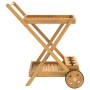 Carrito camarera madera maciza de acacia 54x87x90 cm de vidaXL, Carros de cocina y comedor - Ref: Foro24-319424, Precio: 87,3...