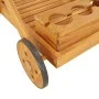 Kellnerinnenwagen aus massivem Akazienholz 54x87x90 cm von vidaXL, Küchen- und Speisewagen - Ref: Foro24-319424, Preis: 85,53...