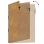 Puerta de jardín acero corten 105x155 cm