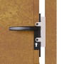 Puerta de jardín acero corten 105x155 cm