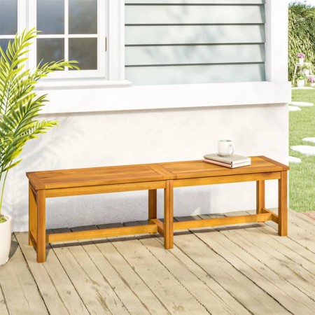 Banco de jardín madera maciza de acacia 150x35x45 cm de vidaXL, Bancos de jardín - Ref: Foro24-319420, Precio: 113,49 €, Desc...