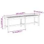 Banco de jardín madera maciza de acacia 150x35x45 cm de vidaXL, Bancos de jardín - Ref: Foro24-319420, Precio: 106,46 €, Desc...