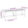 Banco de jardín madera maciza de acacia 150x35x45 cm de vidaXL, Bancos de jardín - Ref: Foro24-319420, Precio: 113,49 €, Desc...