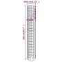 Circular galvanized steel gabion post Ø30x200 cm by vidaXL, fence panels - Ref: Foro24-152014, Price: 63,49 €, Discount: %
