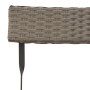 Folding cafeteria chairs 2 pcs steel and gray synthetic rattan by vidaXL, Garden chairs - Ref: Foro24-319988, Price: 77,42 €,...