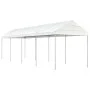 Cenador con techo polietileno blanco 8,92x2,28x2,69 m de vidaXL, Carpas y cenadores - Ref: Foro24-3155504, Precio: 267,66 €, ...
