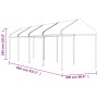 Gazebo with white polyethylene roof 8.92x2.28x2.69 m by vidaXL, Tents and gazebos - Ref: Foro24-3155504, Price: 269,96 €, Dis...