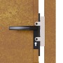 Puerta de jardín acero corten 105x205 cm