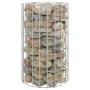 Circular galvanized steel gabion post Ø30x50 cm by vidaXL, fence panels - Ref: Foro24-152011, Price: 30,43 €, Discount: %