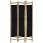 Folding screen with 3 panels bamboo and canvas 120 cm by vidaXL, Room dividers - Ref: Foro24-350627, Price: 72,75 €, Discount: %