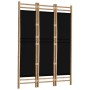 Folding screen with 3 panels bamboo and canvas 120 cm by vidaXL, Room dividers - Ref: Foro24-350627, Price: 74,15 €, Discount: %