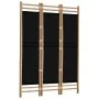 Folding screen with 3 panels bamboo and canvas 120 cm by vidaXL, Room dividers - Ref: Foro24-350627, Price: 72,75 €, Discount: %