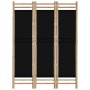 Folding screen with 3 panels bamboo and canvas 120 cm by vidaXL, Room dividers - Ref: Foro24-350627, Price: 74,15 €, Discount: %
