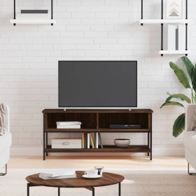 Brown oak plywood TV cabinet 100x35x45 cm by vidaXL, TV Furniture - Ref: Foro24-832787, Price: 51,97 €, Discount: %
