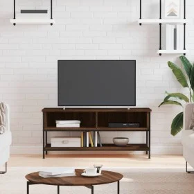 Brown oak plywood TV cabinet 100x35x45 cm by vidaXL, TV Furniture - Ref: Foro24-832787, Price: 51,32 €, Discount: %
