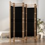 Folding screen with 5 bamboo and canvas panels 200 cm by vidaXL, Room dividers - Ref: Foro24-350629, Price: 114,85 €, Discoun...